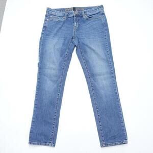 Gap Premium Jeans Women's 4 Blue Denim 5-Pockets Zip‎ Fly Skinny Ankle Classic